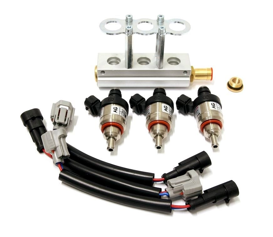 Vstřikovací lišta HANA 3 vál.RED typ B červená