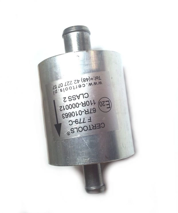 Filtr plynné fáze D 16/12 na více použití s výměnnou vložkou