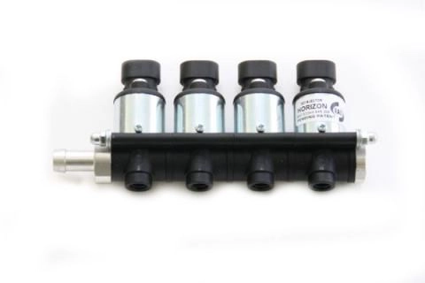 Vstřikovač RAIL - ARGENTO IGA 3 Ohm - čtyř sekční 